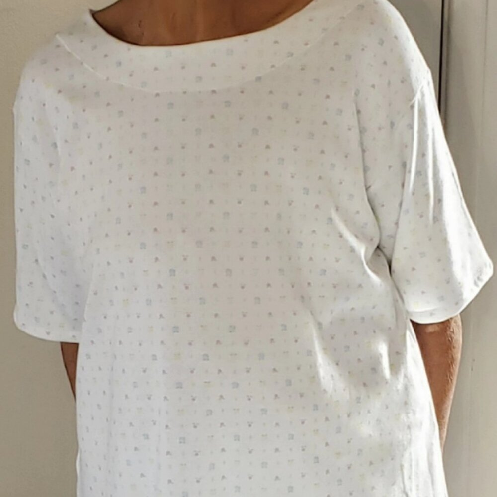 Handmade Pastel Floral Comfy Night Shirt